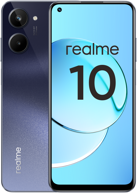Купить Смартфон realme 10 4/128 ГБ RU, Dual nano SIM, черный
